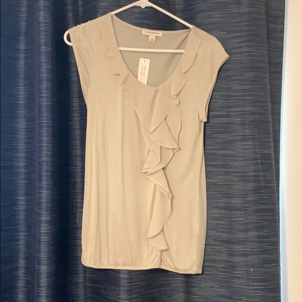 Banana Republic Ruffle Front Blouse